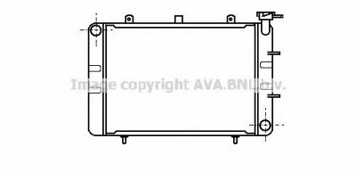 AVA QUALITY COOLING ol2016 -  Радиатор, охлаждение двигателя